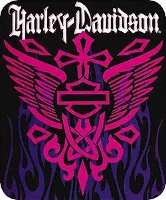 Harley-Davidson Legacy Blanket - Rising Cross Design