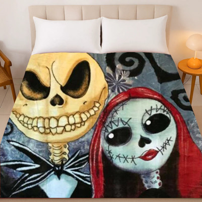 Jack & Sally Ghoulmates Forever Plush Blanket
