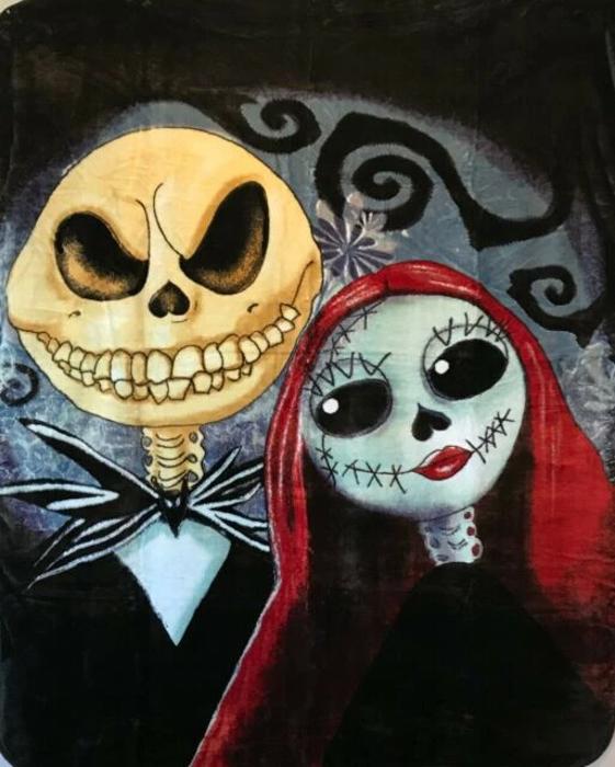 Jack & Sally Ghoulmates Forever Plush Blanket