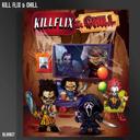 Queen KILL FLIX Horror Legends Blanket - Queen Size Plush Throw