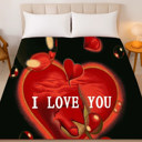  Valentine’s Plush Blanket – Queen Size Throw, Ultra Soft & Heartfelt