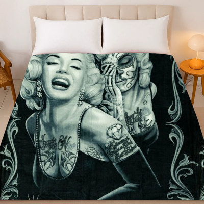 Marilyn Monroe Queen Size Blanket – Plush, Very Soft & Stylish Throw