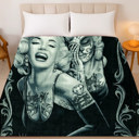 Marilyn Monroe Queen Size Blanket – Plush, Very Soft & Stylish Throw
