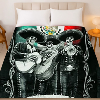 Mexican Mariachi Queen Plush Blanket – Ultra-Soft, Warm & Comfortable Throw