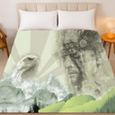  Ancestral Spirit Plush Blanket – Queen Size, Super Soft & Cozy - Native American