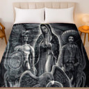  La Reina Queen Blanket - Plush Faux Fur Throw