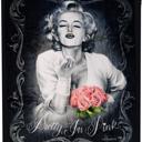 Queen Plush Queen Marilyn Monroe Blanket – Extremely Soft – Pretty in Pink Edition