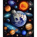 Queen Solar Power Space Planets Plush Blanket