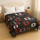  Black & Red Plush Queen Size Blanket – Ultra Soft & Warm, Cool Boys Design