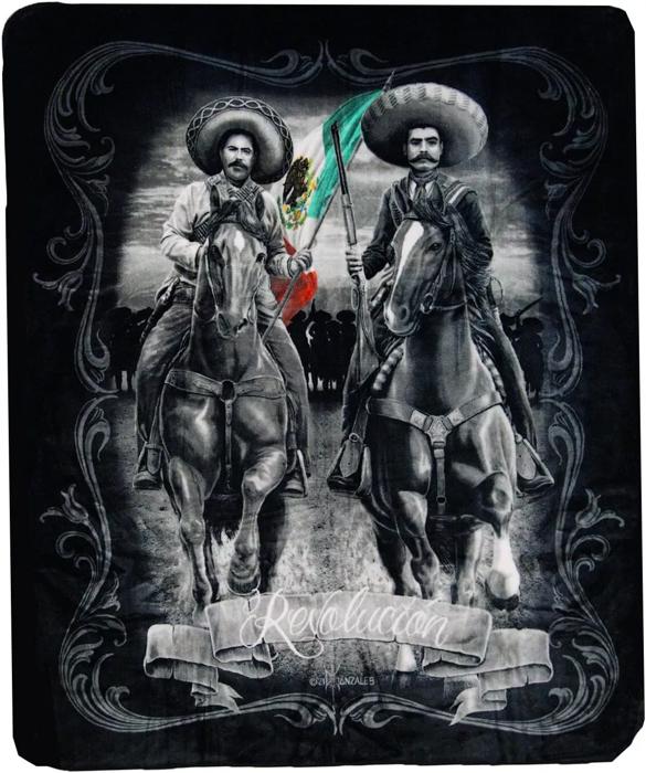Mexican Revolution Queen Size Blanket – Plush, Warm & Luxuriously Soft