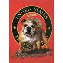  Marine Bulldog Red Blanket – Cozy Plush Queen Size Throw, Extremely Soft