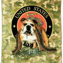 Queen Bulldog Camo Blanket – Plush Queen Throw, Warm & Comfortable