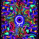 Queen Trippy Eye Plush Blanket – Queen Size Throw – Extremely Soft & Vibrant Design
