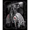  Native American Warrior Blanket – Queen Size Plush Throw, Soft & Cozy