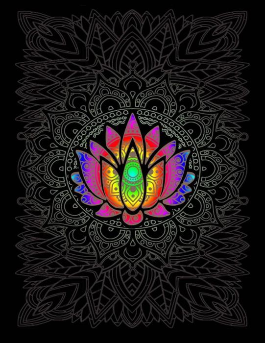 Lotus Flower Plush Blanket – Queen Size – Ultra Soft & Durable