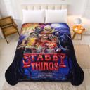  Horror Legends Queen Blanket - Jason, Freddy, Chucky & Ghostface  Scary Movie Fleece Throw