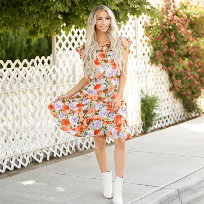 Clara Floral Dress