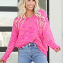  Confetti V-Neck Sweater