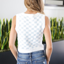  Checker Board Sweater Vest