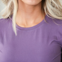Lilac Grey Medium Buttery Soft Long Sleeve Basic