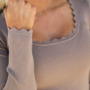 Medium Cleo Scalloped Top