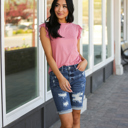 Small Dotted Ruffle Sleeve Top