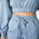 Medium Lazy Day Cropped Sweatshirt Set