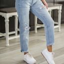 Size 9 Kancan Mid Rise Boyfriend Jeans