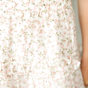 Medium Ruffled Floral Tiered Midi Skirt