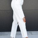 Size 1 White Kancan Denver Straight Leg Jeans