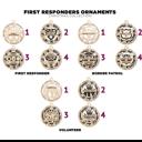 First Responder  First Responder Personalized Christmas Ornaments – Handcrafted Birch or Maple