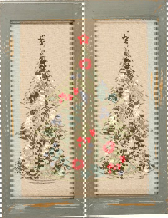 Tree Stitchery Christmas Tree Home Decor 