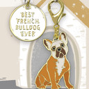  Best French Bulldog Ever Charm Set