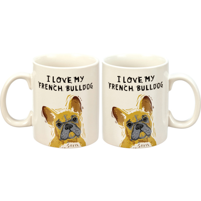 I Love My French Bulldog Coffee Mug