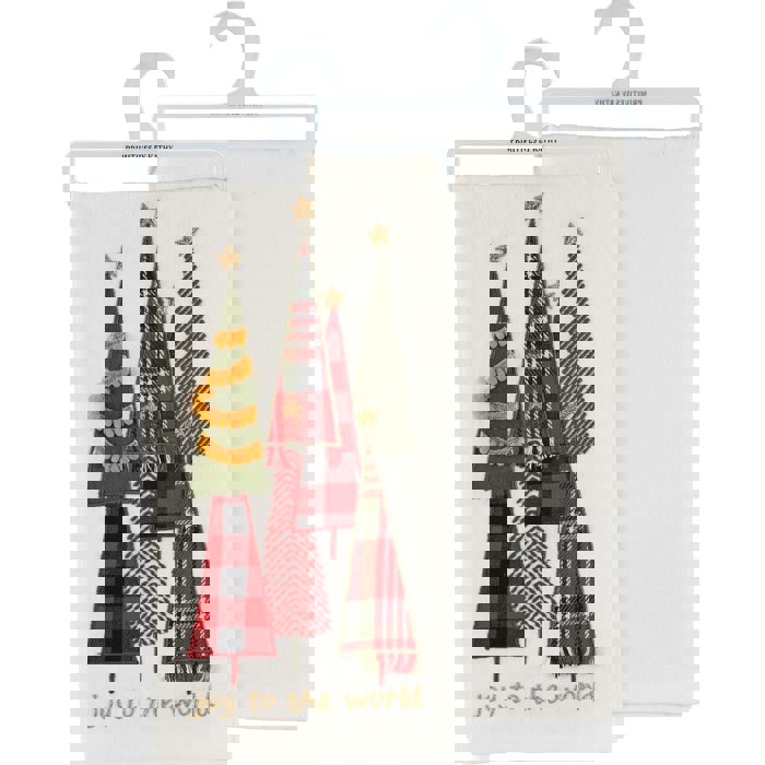 Joy to the World Tree Kitchen Towel 