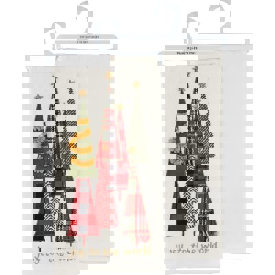 Joy to the World Tree Kitchen Towel 