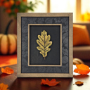 Oak Leaf Dark Harvest Frames Collection – Handmade in the OBX