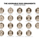  Personalized Dog Breed Ornament – Custom Pet Name Christmas Gift