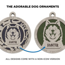  Personalized Dog Breed Ornament – Custom Pet Name Christmas Gift