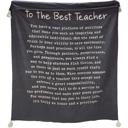  To the Best Teacher Throw Blanket