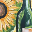  DIY Sunflower Paint Kit – Sip & Paint Night | Pre-Sketched Canvas | Cozy Creative Art Kit