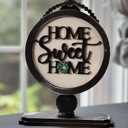  Table Top Circular Hand Painted Distressed Interchangeable Sign