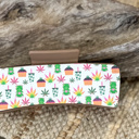  Happy Herb Leaves Hair Claw – Hand-Painted OBX Hair Accessory, Gummies & Kitschy Plant Vibes