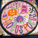  Halloween Pastel Hocus Pocus Ghost Pumpkin Spider Door Sign