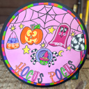  Halloween Pastel Hocus Pocus Ghost Pumpkin Spider Door Sign