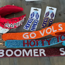 Hotty Toddy Beaded Mascot Purse Straps - Go Vols, Hotty Toddy, Boomer Sooner.