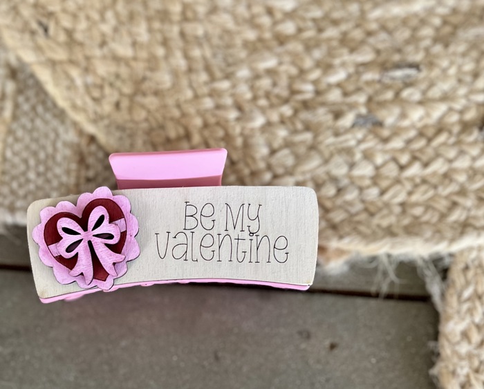 Be My Valentine OBX Prep's Valentine's Day Hair Claw Clip