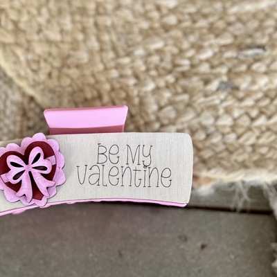 Be My Valentine OBX Prep's Valentine's Day Hair Claw Clip