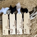  Personalized Birth Flower Bookmarks 