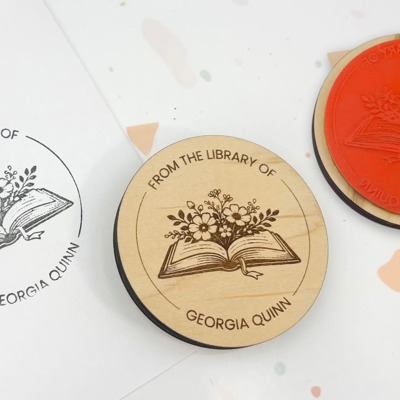 Personalized “From the Library Of” Book Stamp